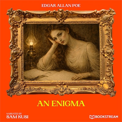 An Enigma – omslag til lydbogen af Edgar Allan Poe