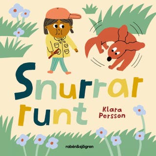 Snurrar runt – omslag till ljudboken av Klara Persson