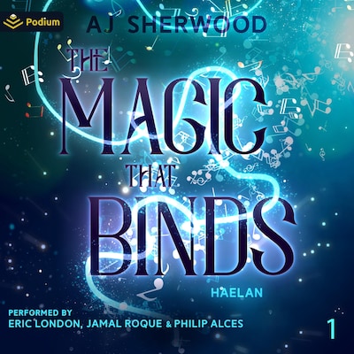 The Magic that Binds – omslag til lydbogen af AJ Sherwood