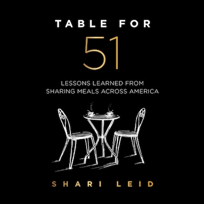 Table for 51 – omslag til lydbogen af Shari Leid