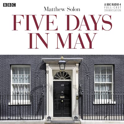 Five Days In May – omslag til lydbogen af Matthew Solon