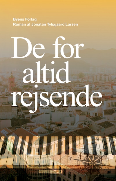 De for altid rejsende – omslag til lydbogen af Jonatan Tylsgaard Larsen