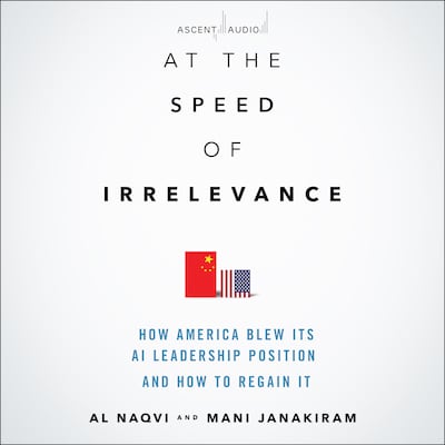 At the Speed of Irrelevance – omslag til lydbogen af Al Naqvi, Mani Janakiram