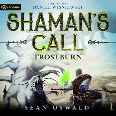 Frostburn – omslag til lydbogen af Sean Oswald