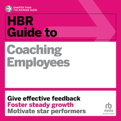 HBR Guide to Coaching Employees – omslag til lydbogen af HARVARD BUSINESS REVIEW