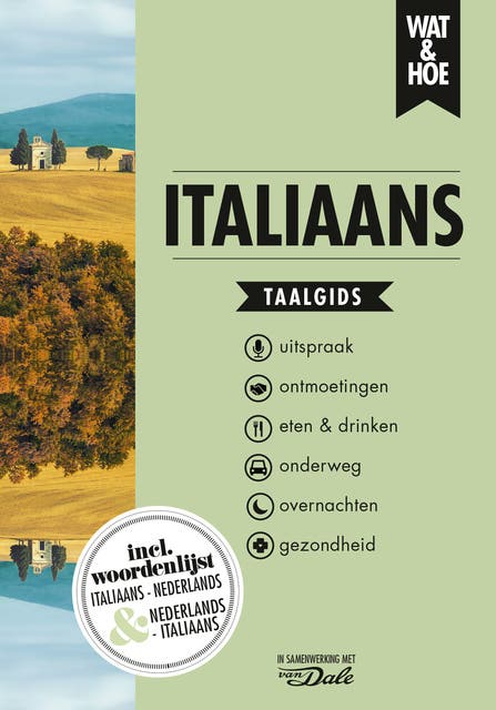 Italiaans – omslag van het luisterboek van Wat & Hoe taalgids
