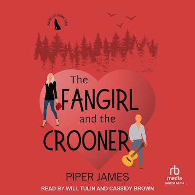 The Fangirl and the Crooner – omslag til lydbogen af Piper James