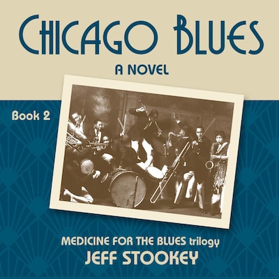 Chicago Blues (Medicine for the Blues) – omslag till ljudboken av Jeff Stookey