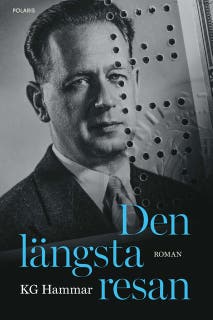 Den längsta resan – omslag till ljudboken av KG Hammar