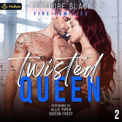 Twisted Queen – omslag til lydbogen af Penelope Black