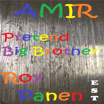 AMIR Pretend Big Brother (extra short text) – omslag til lydbogen af Roy Panen