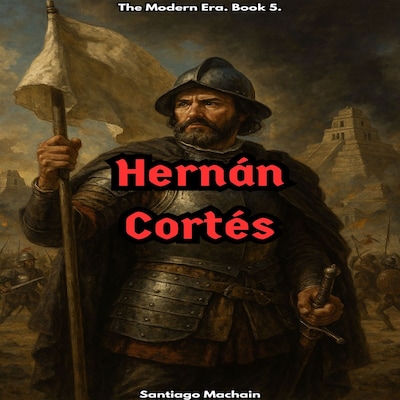 Hernán Cortés – omslag til lydbogen af Santiago Machain