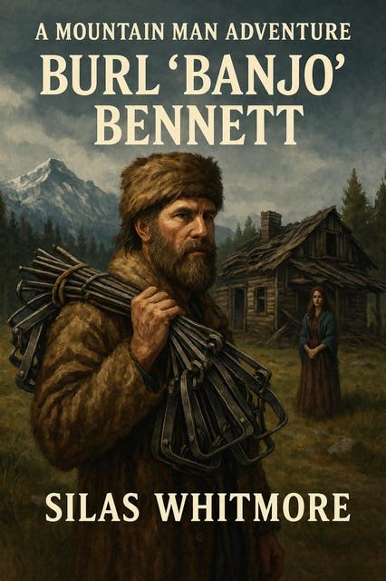 Burl 'Banjo' Bennett: A Mountain Man Adventure – omslag til lydbogen af Silas Whitmore
