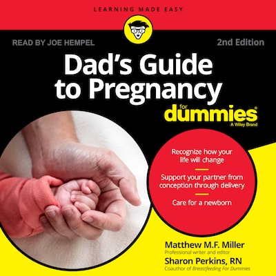 Dad's Guide To Pregnancy For Dummies – omslag til lydbogen af Mathew Miller, Sharon Perkins, RN