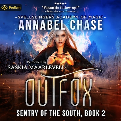 Outfox – omslag til lydbogen af Annabel Chase
