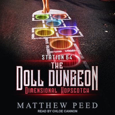 Dimensional Hopscotch – omslag til lydbogen af Matthew Peed