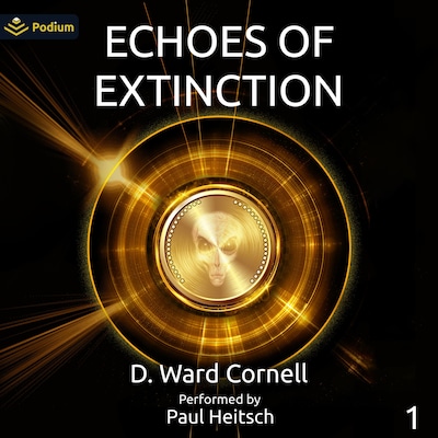 Echoes of Extinction – omslag til lydbogen af D. Ward Cornell