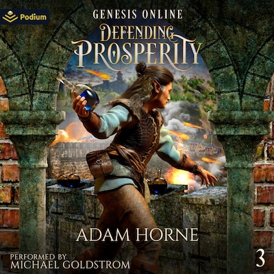 Defending Prosperity – omslag til lydbogen af Adam Horne