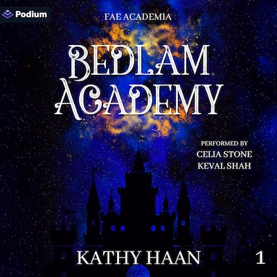 Bedlam Academy – omslag til lydbogen af Kathy Haan
