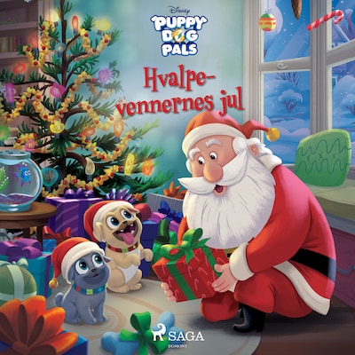 Hvalpevennernes jul – omslag til lydbogen af Disney