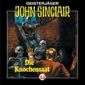Knochensaat (John Sinclair 14) – okładka audiobooka, autor Jason Dark