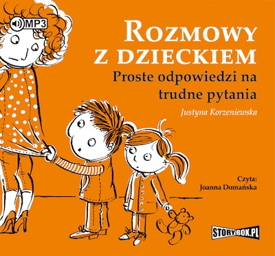 Rozmowy z dzieckiem – okładka audiobooka, autor Justyna Korzeniewska
