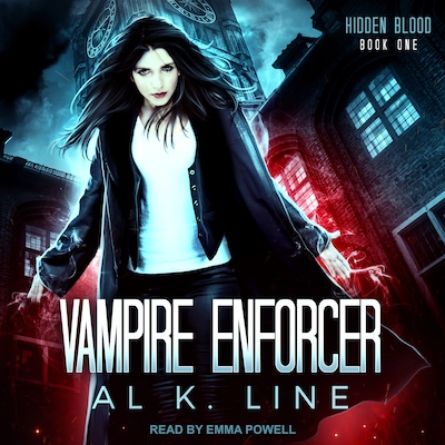 Vampire Enforcer – omslag til lydbogen af Al K. Line