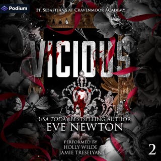 Vicious: St. Sebastian's at Cravenmoor Academy, Book 2 – omslag till ljudboken av Eve Newton