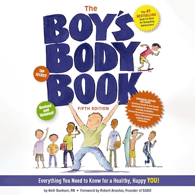 The Boy's Body Book – omslag til lydbogen af Kelli Dunham