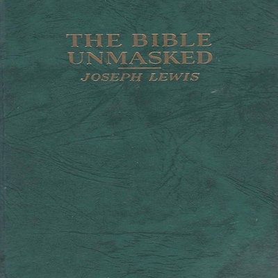 The Bible Unmasked – omslag til lydbogen af Joseph Lewis