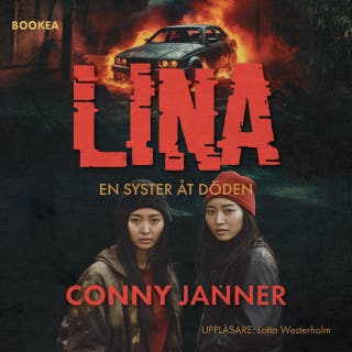 Lina : en syster åt döden – omslag till ljudboken av Conny Janner
