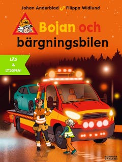Bojan och bärgningsbilen (e-bok + ljud) – omslag till ljudboken av Filippa Widlund,Johan Anderblad