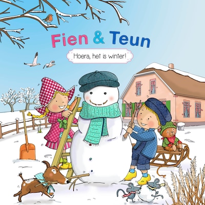 Hoera, het is winter! – omslag van het luisterboek van Van Hoorne