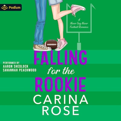Falling for the Rookie – omslag til lydbogen af Carina Rose