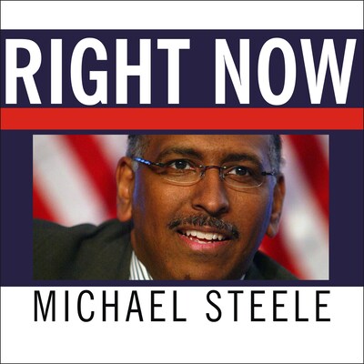 Right Now – omslag til lydbogen af Michael Steele