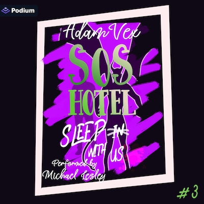 SOS HOTEL: Sleep with Us – omslag til lydbogen af Adam Vex
