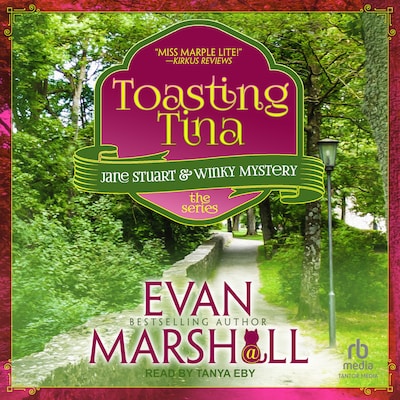 Toasting Tina – omslag til lydbogen af Evan Marshall
