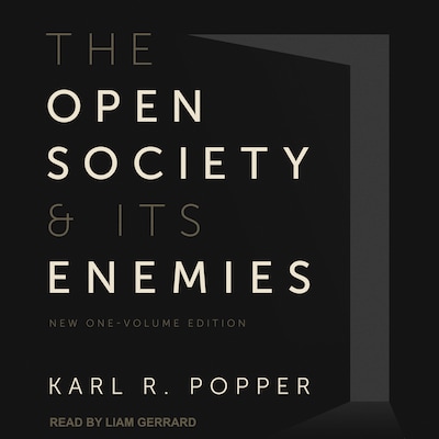 The Open Society and Its Enemies – omslag til lydbogen af Karl Popper