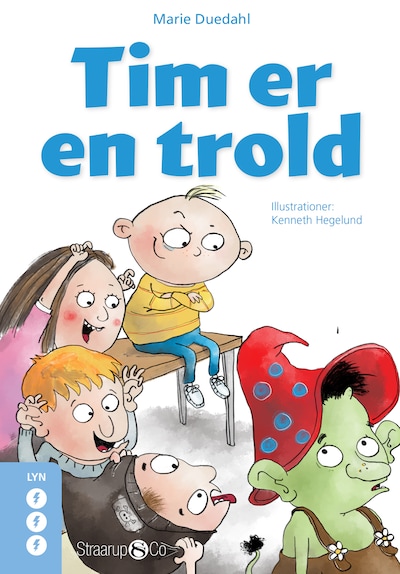 Tim er en trold – omslag til lydbogen af Marie Duedahl