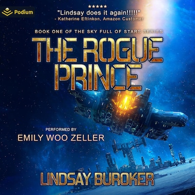 The Rogue Prince – omslag til lydbogen af Lindsay Buroker