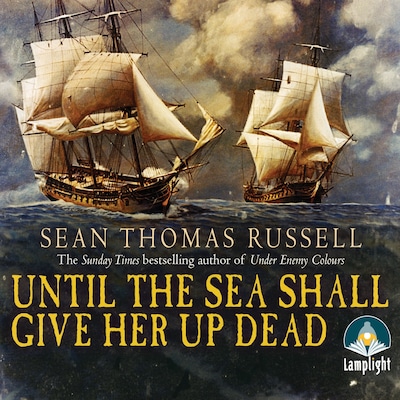 Until the Sea Shall Give Up Her Dead – omslag til lydbogen af Sean Thomas Russell