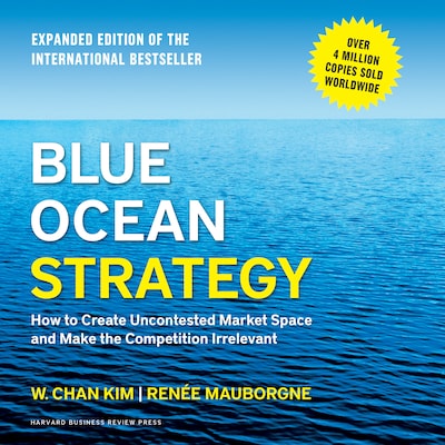 Blue Ocean Strategy, Expanded Edition – omslag til lydbogen af W. Chan Kim, Renée Mauborgne