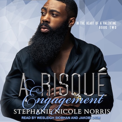 A Risque Engagement – omslag til lydbogen af Stephanie Nicole Norris