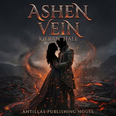 Ashen Vein – omslag til lydbogen af Kieran Hale