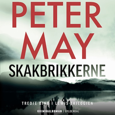 Skakbrikkerne – omslag til lydbogen af Peter May