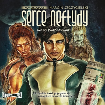 Serce Neftydy – okładka audiobooka, autor Marcin Szczygielski