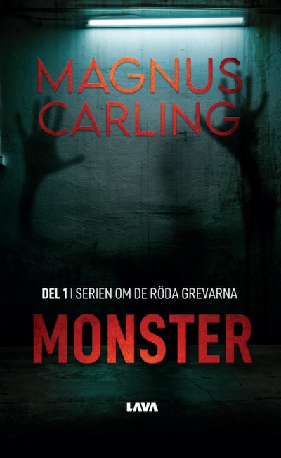 Monster – omslag till ljudboken av Magnus Carling