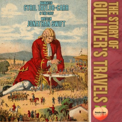 The Story Of Gulliver's Travels – omslag til lydbogen af Jonathan Swift