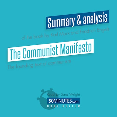 Book Review: The Communist Manifesto by Karl Marx and Friedrich Engels – omslag til lydbogen af 50Minutes