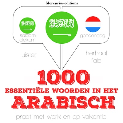 1000 essentiële woorden in het Arabisch – omslag van het luisterboek van JM Gardner